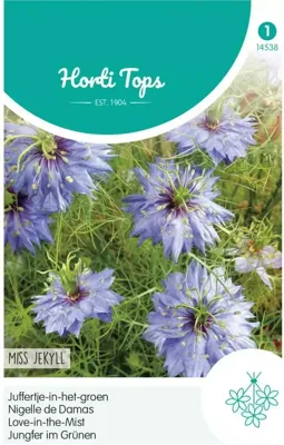 Zaden Nigella Juffertje-in-het-groen Miss Jekyll blauw Hortitops - Hortitops Zaden Nigella Juffertje-in-het-groen Miss Jekyll blauw Hortitops - Hortitops