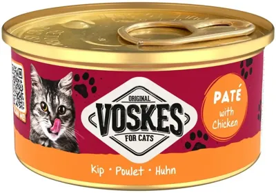 Voskes kattenpaté kip 85g