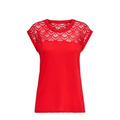 ONLY 15151008 Top Ronde hals Korte mouw Viscose