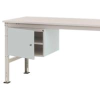 Manuflex ZB4713.7035 Behuizing onderbouw universele stationair, gebruiksh. 300 mm met 1 deur links draaiend. Voor tafel diepte 800 mm - thumbnail
