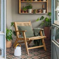 Kave Home Geralda fauteuil Acacia Naturel - thumbnail