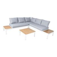 SenS-Line: Lotus aluminium loungeset - Wit - thumbnail