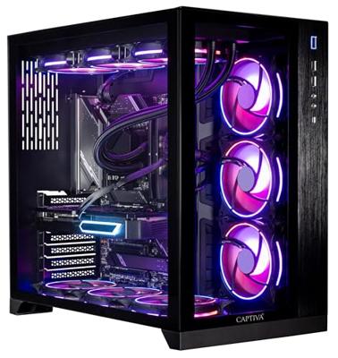 CAPTIVA Highend Gaming I73-925 Intel® Core™ i9 i9-13900KF 64 GB DDR5-SDRAM 2 TB SSD NVIDIA GeForce RTX 4070 Windows 11 Home Desktop PC Black
