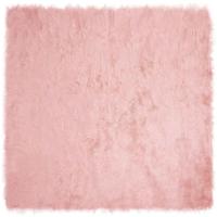 Nep Schapenvacht Tapijt Tafalla Roze 240 x 240 cm Polyester - thumbnail