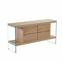 Dressoir DKD Home Decor Kristal Hout MDF (160 x 45 x 80 cm) - thumbnail