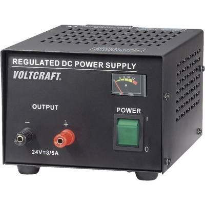 VOLTCRAFT FSP-1243 Labvoeding, vaste spanning 24 V/DC (max.) 3 A (max.) 72 W Aantal uitgangen: 1 x