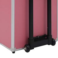 Make-up trolley aluminium roze - thumbnail