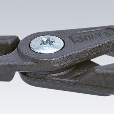 Knipex Precisie-borgveertang voor binnenringen in boringen | Anti-slip kunststof bekleed - 48 11 J1 SB Knipex Precisie-borgveertang voor binnenringen in boringen | Anti-slip kunststof bekleed - 48 11 J1 SB