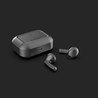 RYGHT MINO In Ear headset Bluetooth Stereo Zwart Ruisonderdrukking (microfoon) Indicator voor batterijstatus, Headset, Oplaadbox, Touchbesturing