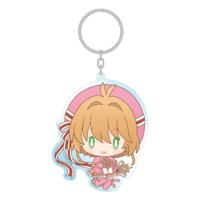 Card Captor Sakura: Clear Card Acrylic Keychain Sakura Kinomoto 8 cm - thumbnail