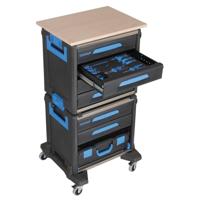 Gedore WorkMo gereedschapswagen 24 B2 | Inclusief gereedschapset 72-delig - 3005186 - thumbnail