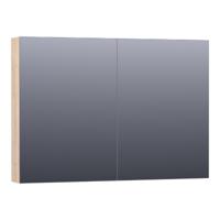 Brauer Impress Spiegelkast 100 cm - zonder Verlichting - Met 2 Dubbelzijdige Spiegeldeuren - Sunlit - thumbnail