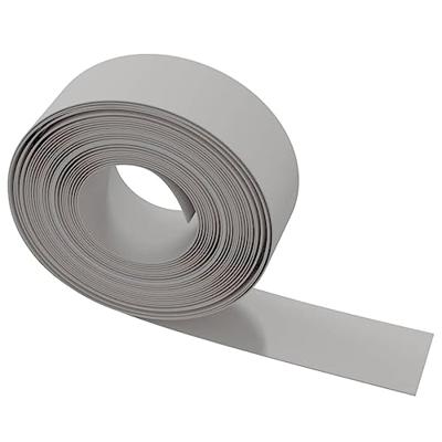 Tuinrand 10 m 20 cm polyetheen grijs - thumbnail