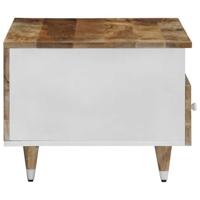 Salontafel 80x54x40 cm massief mangohout - thumbnail