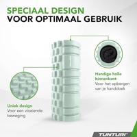 Tunturi Yoga Grid Foam Roller 33 cm | Ø 13 cm | mint - thumbnail