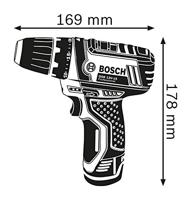 Bosch Professional GSR 12V-15 0601868109 Accu-schroefboormachine 2 Ah Incl. 2 accus - thumbnail