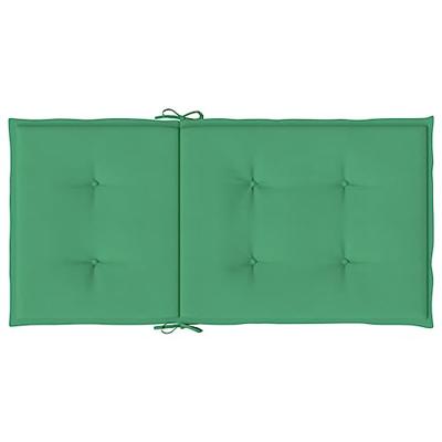 VidaXL Tuinstoelkussens lage rug 4 st 100x50x3 cm oxford stof groen