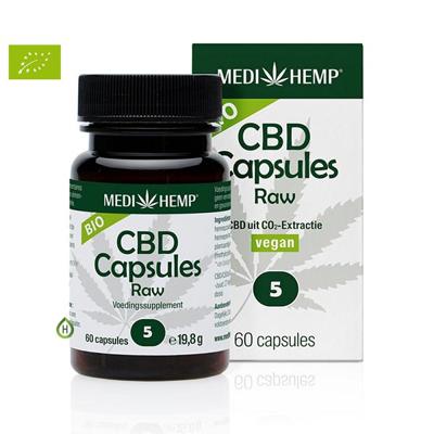 CBD capsules MediHemp 25mg 30 stuks