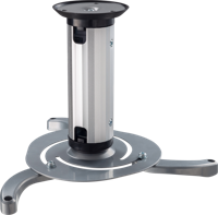 Neomounts BEAMER-C80 Plafondbeugel voor beamer In hoogte verstelbaar, Kantelbaar, Draaibaar Afstand vloer-plafond (max.): 15 cm Zilver - thumbnail