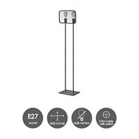 Home sweet home vloerlamp Weave 2L - zwart - thumbnail