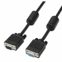 AISENS A113 – 0078 – 1,8 m (SVGA-kabel met ferriet voor monitor, tv en projector) zwart - thumbnail