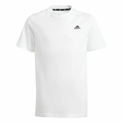 T-Shirt met Korte Mouwen voor kinderen Adidas U Sl Wit - Maat: 15-16 Jaar