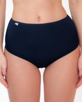 Dames heup slip 3244 - Microfiber - Dames onderbroek - ondergoed - badstof kruisje - S - Blauw | Dames slip - Onderbroek - Ondergoed - thumbnail