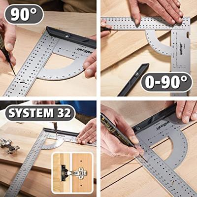 Wolfcraft universele winkelhaak | l 500mm | 1 stuk - 5206000 Wolfcraft universele winkelhaak | l 500mm | 1 stuk - 5206000