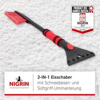 NIGRIN Kunststof IJskrabber / sneeuwbezem Softgrip - thumbnail