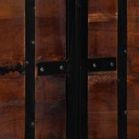 Hoofdeinde 140 cm massief gerecycled en ijzer - thumbnail