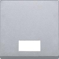 Merten 433860 Wisselschakelaar Afdekking System M Aluminium 1 stuk(s) - thumbnail