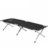 Campingbed Aktive Zwart 190 x 42 x 64 cm Opvouwbaar (2 Stuks) - thumbnail