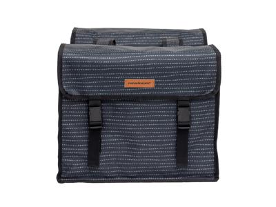 Newlooxs New looxs fiori double fietstas - zwart - dubbele tas - 30l