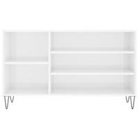 VidaXL Schoenenkast 102x36x60 cm bewerkt hout hoogglans wit - thumbnail