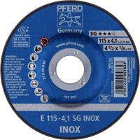 PFERD TOOLS 62211423 E 115-4,1 SG INOX Afbraamschijf gebogen Diameter 115 mm Boordiameter 22.23 mm RVS 10 stuk(s) - thumbnail