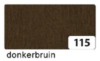 Folia 115 Crêpepapier Chocolade Bruin 50x250 cm 1 Rol - thumbnail