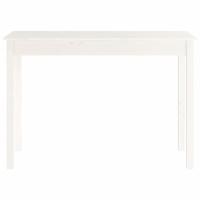 Wandtafel 110x40x75 cm massief grenenhout wit - thumbnail