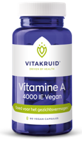 Vitakruid Vitamine A 4000 IE Vegan Capsules - thumbnail