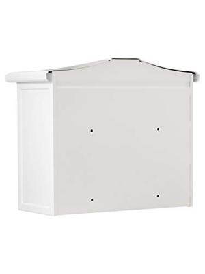 Burg Wächter 12810 SYLT 1883 W Brievenbus Plaatstaal Wit Sleutelslot