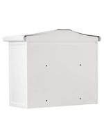 Burg Wächter 12810 SYLT 1883 W Brievenbus Plaatstaal Wit Sleutelslot - thumbnail