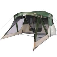 Tent met luifel 4-persoons waterdicht groen - thumbnail