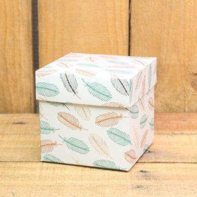 Bonbon doosjes - Chocolade doosje - Veertjes metallic - 24 stuks