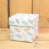 Bonbon doosjes - Chocolade doosje - Veertjes metallic - 24 stuks - thumbnail