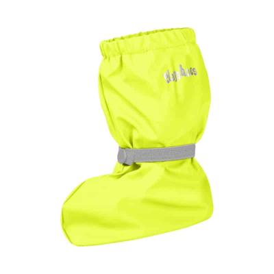Playshoes overschoenen fleece gevoerd Uni Neon Geel-S