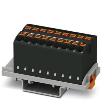 Phoenix Contact 3273058 Verdeelblok 28.6 mm Spanveer Zwart 8 stuk(s) Phoenix Contact 3273058 Verdeelblok 28.6 mm Spanveer Zwart 8 stuk(s)