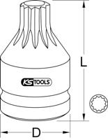 KS Tools 5150012 515.0012 Verwisselbare kop - thumbnail
