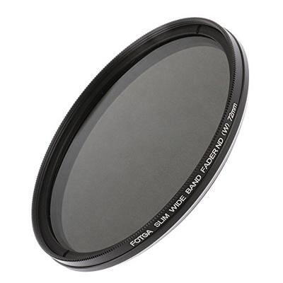 Fotga Slim Fader Variabele ND Filter Verstelbare ND2 tot ND400 Neutrale Dichtheid (72mm)