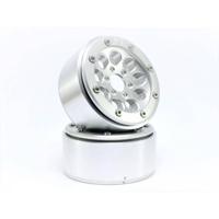 Metsafil 1:10 Crawler Velgen Gun Zilver 1 paar - thumbnail