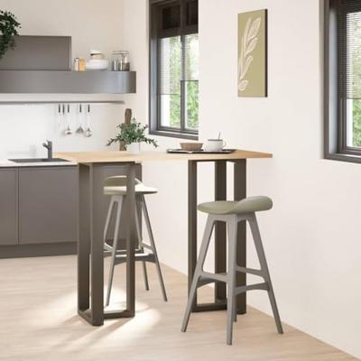 Bartafelpoten 2 st T-vormig 50x35x(110-111) cm staal naturel