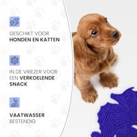 Eat Slow Live Longer Likmat zeepaardje - 22 x 16,5 cm - snuffelmat - anti-snuffelmat - slow feeder - honden en katten - 100% siliconen - met zuignappen - vaatwasmachinebestendig - roze - thumbnail
